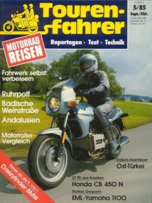 TF198505-800 Tourenfahrer 5/1985 – BMW K 75 C; Vespa PX 200 E Lusso