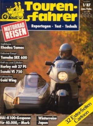 Tourenfahrer 1/1987 – Honda Gold Wing Modell-Historie; Suzuki VS 750