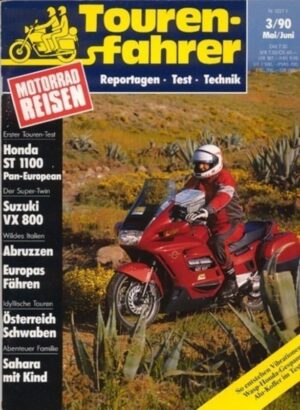 Tourenfahrer 3/1990 – Honda ST 1100 Pan European; Suzuki VX 800