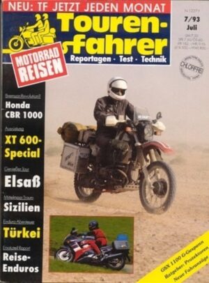 Tourenfahrer 7/1993 – Honda CBR 1000 F; Yamaha XT 600 E mit Zubehör