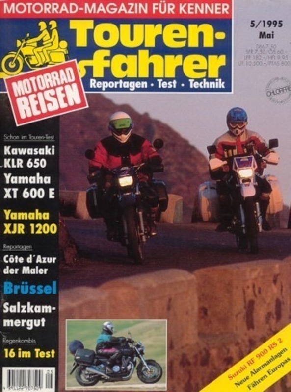 Tourenfahrer 5/1995 – Kawasaki KLR 650 vs. Yamaha XT 600 E; Yamaha XJR 1200