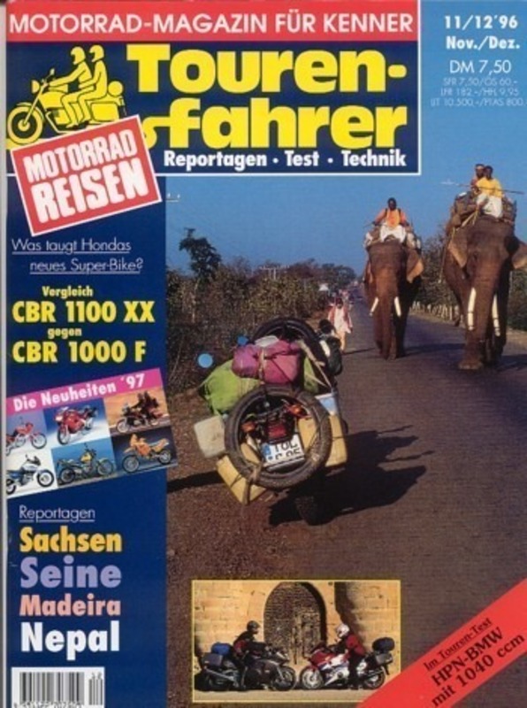 Tourenfahrer 11/12 1996 – Honda CBR 1000 F vs. CBR 1100 XX; HPN BMW