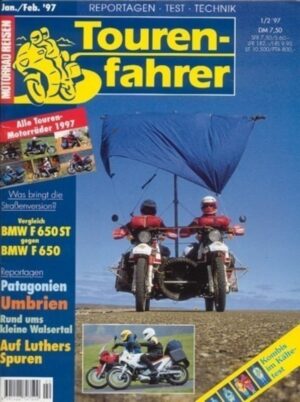 Tourenfahrer 1/2 1997 – BMW F 650 vs. F 650 ST; Honda F6C