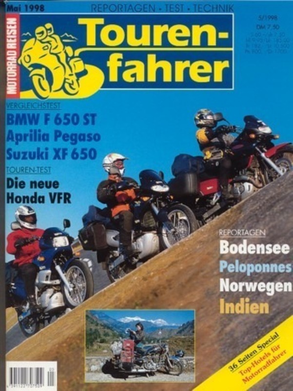 TF199805-800 Tourenfahrer 5/1998 – Pegaso 650 vs. F 650 ST vs. XF 650; VFR 800