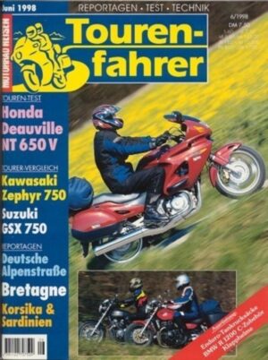 Tourenfahrer 6/1998 – Kawasaki Zephyr 750 vs. Suzuki GSX 750