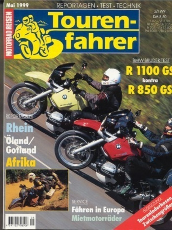 Tourenfahrer 5/1999 – BMW R 850 GS vs. BMW R 1100 GS