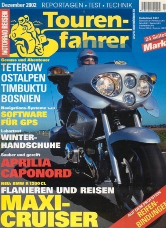 Titelbild: Tourenfahrer 12/2002 – BMW R 1200 CL; Aprilia ETV 1000 Caponord