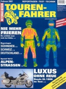 Titelseite: Tourenfahrer 2/2007 – Honda GL 1800 Gold Wing; BMW R 1200 GS Zubehör-Spezial