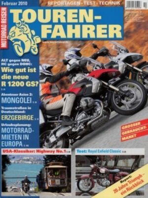 TF201002-800 Tourenfahrer 2/2010 – BMW R 1200 GS neu vs. alt; Royal Enfield Classic