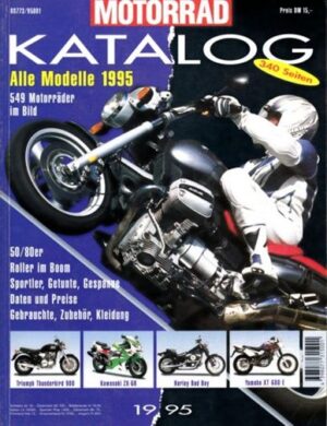 katalog MOTORRAD-Katalog 1995 – 549 Motorräder im Bild, 340 Seiten