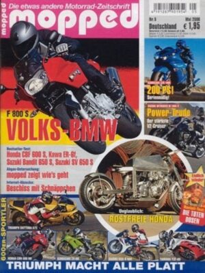 mop200605-800 mopped 5/2006 – Honda CBR 600 RR mit 86 kW (117 PS) im Vergleichstest, Kawasaki ZX-6R Ninja mit 95,5 kW (130 PS) im Vergleichstest