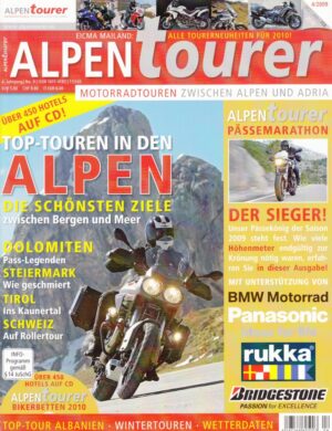 AT200904 ALPENtourer 4/2009 – Victory Vision Tour, EICMA Tourer-Neuheiten 2010, Dolomiten