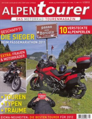 AT201201 ALPENtourer 1/2012 – EICMA-Tourer 2012, 10 Alpenperlen, Frauen & Motorräder