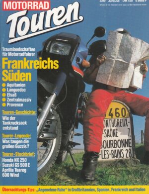 MOTORRAD Touren 3/1989 – Honda NX 250, Suzuki GS 500 E, Aprilia Tuareg 600 Wind