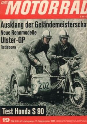 M196519-800 DAS MOTORRAD 19/1965 – Test Honda S 90