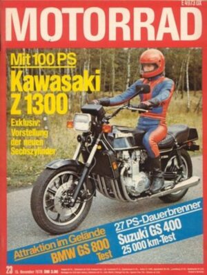 MOTORRAD 23/1978 – Langstreckentest Suzuki GS 400, Test Kawasaki Z 1300