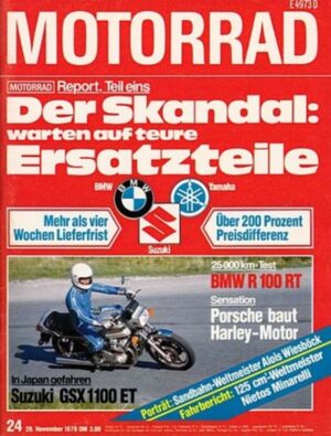M197924-800 MOTORRAD 24/1979 – Langstreckentest BMW R 100 RT, Test Suzuki GSX 1100 ET
