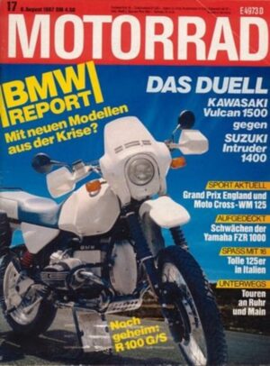 M198717-800 MOTORRAD 17/1987 – Aprilia AF 1 125 vs. Gilera KK 125, Magni Guzzi 1100 Le Mans