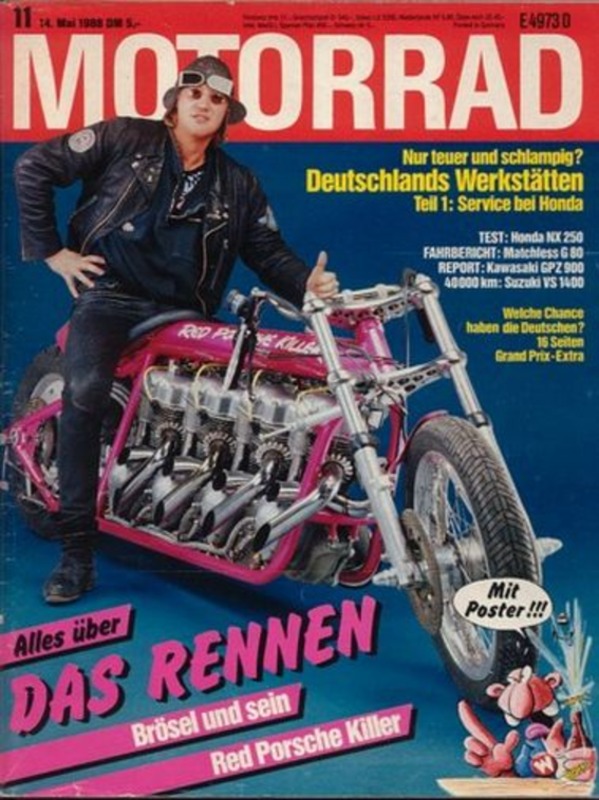 M198811-800 MOTORRAD 11/1988 – Kawasaki GPZ 900 R, Dauertest Suzuki VS 1400 Intruder