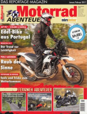 Motorrad Abenteuer 1/2 2017 – AJP PR7, Triumph Tiger Explorer XCA, Sardinien