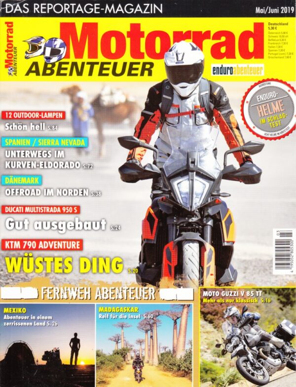 MA201905-06 Motorrad Abenteuer 5/6 2019 – KTM 790 Adventure, Moto Guzzi V85 TT, Madagaskar
