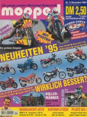 mopped 11/1994 + Vergleich Suzuki VS 800 / Yamaha XV 750