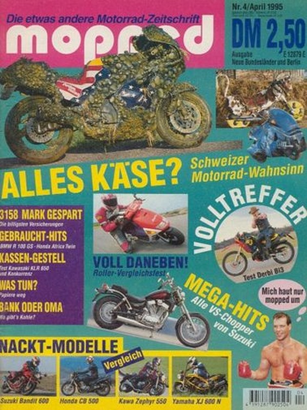 mopped 4/1995 + Modellreport Suzuki VS 600 / 800 / 1400 Intruder