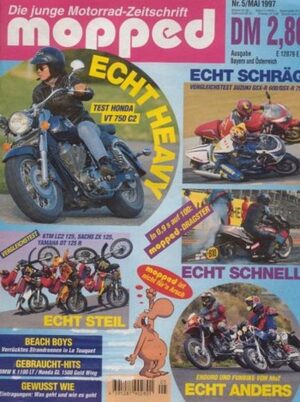 mopped 5/1997 + Vergleich Suzuki GSX-R 600 / GSX-R 750