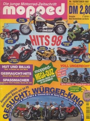 mopped 10/1997 + Vergleich Honda VFR 750 F / Honda VTR 1000 F