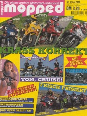 MOP200006 mopped 6/2000 + Test Honda XL 650 V Transalp, Cagiva Raptor