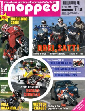 mopped 7/2003 + BMW R 1150 GS vs. Honda Varadero vs. Suzuki V-Strom