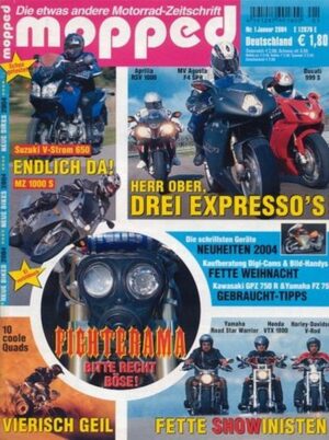 MOP200401 mopped 1/2004 + Aprilia RSV 1000 vs. MV Agusta F4 750 SPR vs. Ducati 999 S