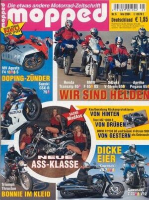 MOP200405 mopped 5/2004 – Fahrberichte Kawasaki VN 2000, Sachs MadAss, MZ 1000 S