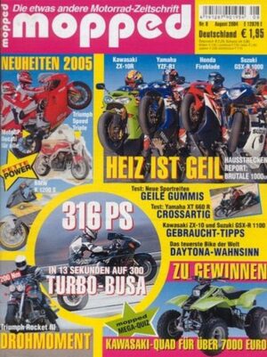 mopped 8/2004 + Test Triumph Rocket III, Yamaha XT 660 R