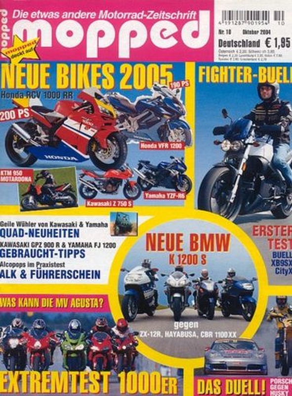 mopped 10/2004 + BMW K 1200 S gegen ZX-12R, Hayabusa, CBR 1100XX