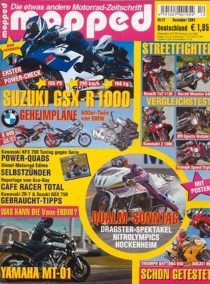 mopped 12/2004 + Power-Check Suzuki GSX-R 1000, Test Ducati 999