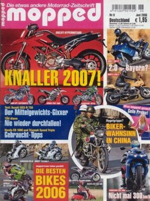 mopped 6/2006 + BMW F 800 ST, BMW R 1200 S, Yamaha FZ1 Fazer