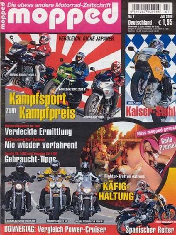 mopped 7/2006 + Suzuki Bandit 1200 S, Kawasaki ZRX 1200 R, Honda CBF 1000