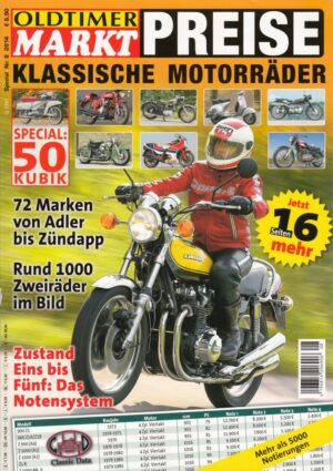 Oldtimer Markt Motorrad Spezial Nr. 8 – Motorradpreise, 72 Marken, 50 Kubik