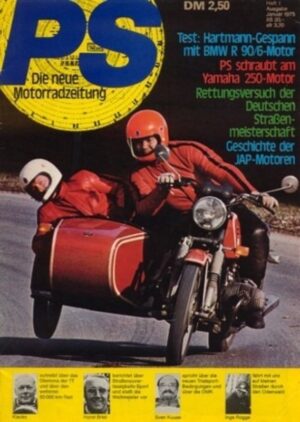 PS 1/1975 – BMW-Hartmann-Gespann mit R 90/6 im Klacks-Test