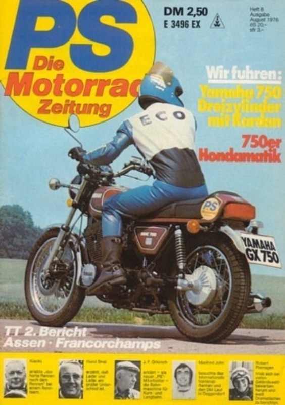 PS 8/1976 – Test Yamaha GX 750 und Moto Guzzi 850 T3