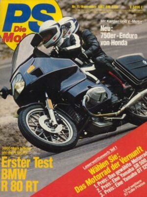 PS 11/1982 – Test BMW R 80 RT, Moto Guzzi V 65, Kawasaki Z 750 LTD