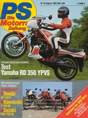 PS 8/1983 – Test Yamaha RD 350 YPVS, Fahrbericht Suzuki GR 650