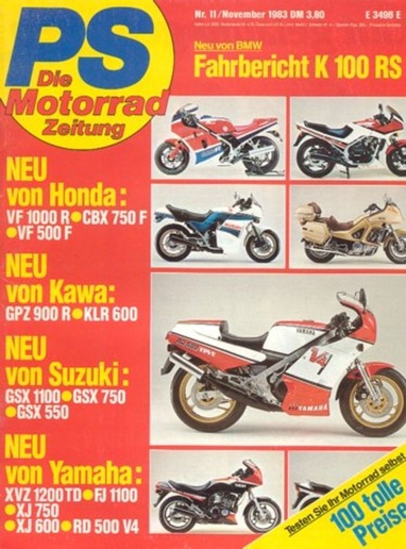 PS 11/1983 – BMW K 100 RS, KTM Enduro K 4, Honda CX 650 E