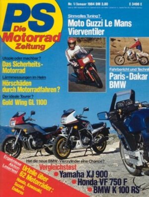 PS198401 PS 1/1984 – BMW K 100 RS, Yamaha XJ 900, Honda VF 750 F