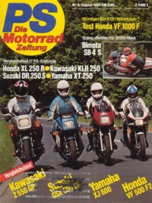 PS 8/1984 – Test Honda VF 1000 F, Bimota SB 4 S