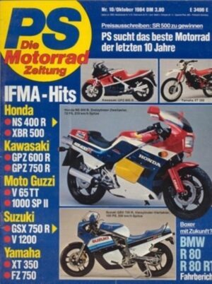 PS 10/1984 – Test Moto Guzzi V 65 Lario, BMW R 80/RT