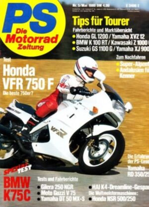 PS 5/1986 – Honda VFR 750 F im Test, BMW K 75 C im Spezialtest