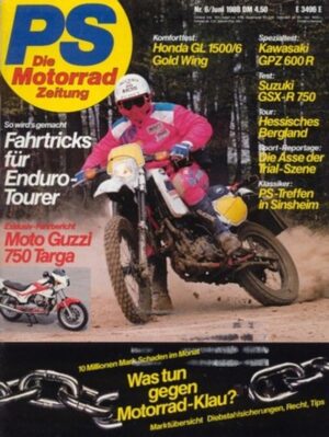 PS198806 PS 6/1988 – Test Honda GL 1500/6 Gold Wing , Kawasaki GPZ 600 R
