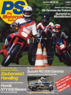 PS 7/1988 – Test Honda NTV 650 Revere, Suzuki RG 500 Gamma